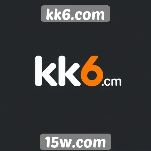 Análise da interface do site kk6.com